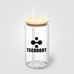 Gobelet personnalisable en verre et bambou 500 ml
