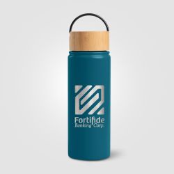 Bouteille personnalisée en acier inoxydable isotherme à double paroi 530 ml avec poignée