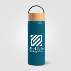 Bouteille personnalisée en acier inoxydable isotherme à double paroi 530 ml avec poignée