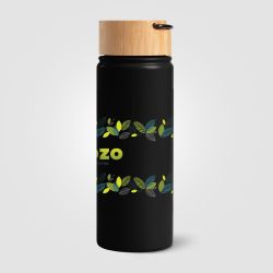 Bouteille personnalisée en acier inoxydable isotherme à double paroi 530 ml avec poignée
