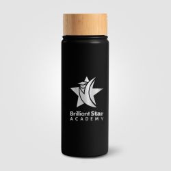 Bouteille personnalisée en acier inoxydable isotherme à double paroi 530 ml avec poignée