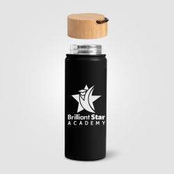 Bouteille personnalisée en acier inoxydable isotherme à double paroi 530 ml avec poignée