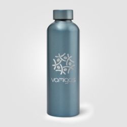 Gourde personnalisée en acier inoxydable recyclé finition métallisée 710 ml