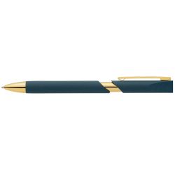 Stylo personnalisé Aurelia avec finition dorées en plastique recyclé