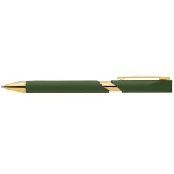 Stylo personnalisé Aurelia avec finition dorées en plastique recyclé