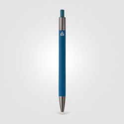 Stylo personnalisé en aluminium recyclé soft touch
