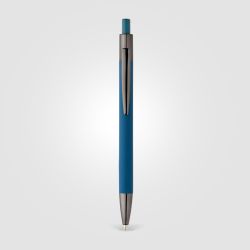 Stylo personnalisé en aluminium recyclé soft touch