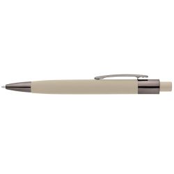 Stylo personnalisé en aluminium recyclé soft touch