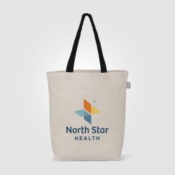 Grand sac coton shopping personnalisé 380x350x130 mm 11 L Express