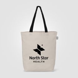 Grand sac coton shopping personnalisé 380x350x130 mm 11 L Express