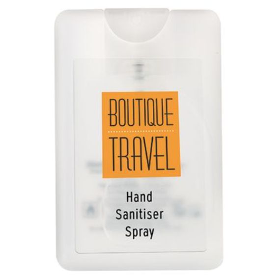 Spray personnalisé nettoyant pour les mains format carte de crédit 20 ml