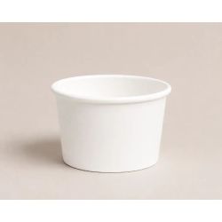 Pots à glace et contenant alimentaire personnalisé en carton blanc