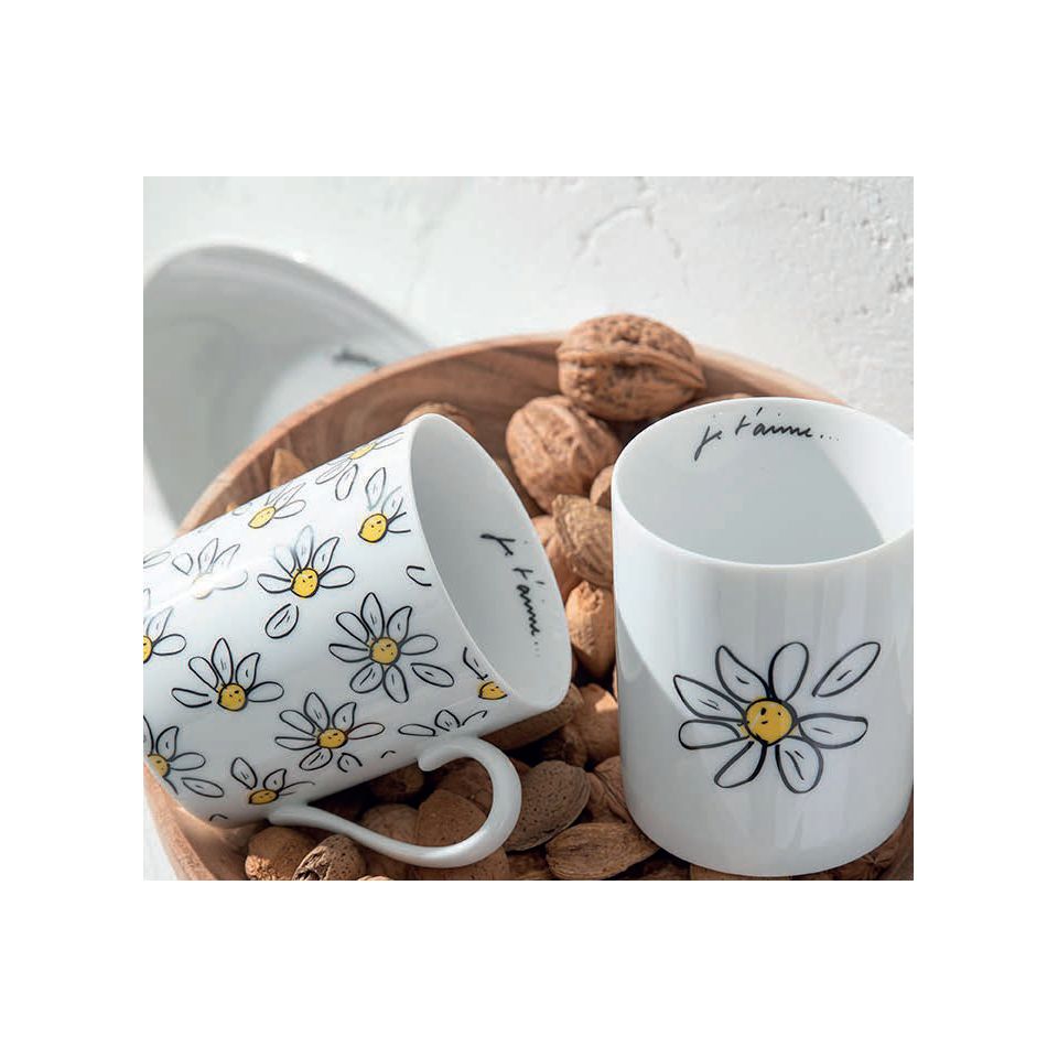 Mug personnalisé en porcelaine fabriqué en France Pillivuyt