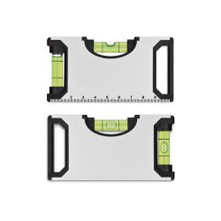 Double niveau personnalisé à bulle personnalisable avec base magnétique
