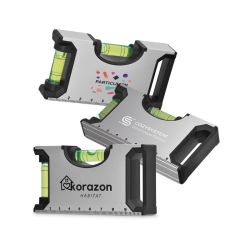 Double niveau personnalisé à bulle personnalisable avec base magnétique