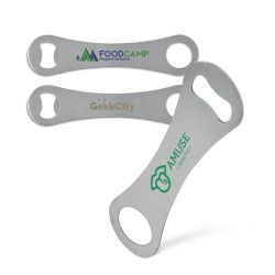 Grand décapsuleur en métal 17 cm personnalisé en quadri Express
