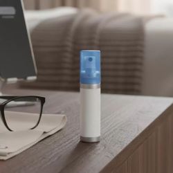 Spray nettoyant personnalisable en aluminium pour lunettes et écrans 22 ml Fabriqué en France