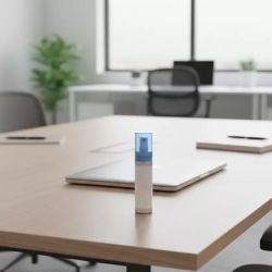 Spray nettoyant personnalisable en aluminium pour lunettes et écrans 22 ml Fabriqué en France