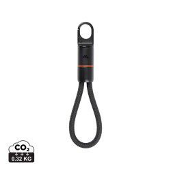 Câble publicitaire mousqueton avec charge rapide 60W Nordic Drift Everest