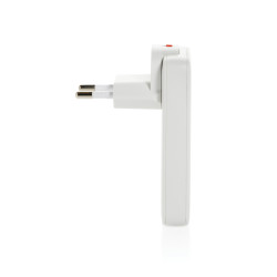 Chargeur publicitaire plat 65W GAN avec connecteurs universels Fluxo RCS