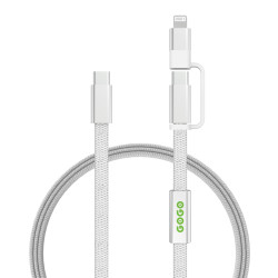 Câble publicitaire de recharge rapide 60W 2-en-1 Arc RCS