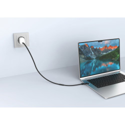 Câble publicitaire de recharge rapide 60W 2-en-1 Arc RCS