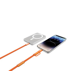 Câble publicitaire de recharge rapide 60W 2-en-1 Arc RCS