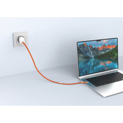 Câble publicitaire de recharge rapide 60W 2-en-1 Arc RCS