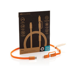 Câble publicitaire de recharge rapide 60W 2-en-1 Arc RCS