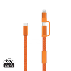 Câble publicitaire de recharge rapide 60W 2-en-1 Arc RCS