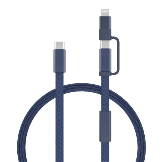 Câble publicitaire de recharge rapide 60W 2-en-1 Arc RCS