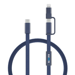 Câble publicitaire de recharge rapide 60W 2-en-1 Arc RCS