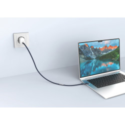 Câble publicitaire de recharge rapide 60W 2-en-1 Arc RCS