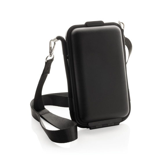 Étui publicitaire de voyage rigide Swiss Peak OSLO RCS pour smartphone
