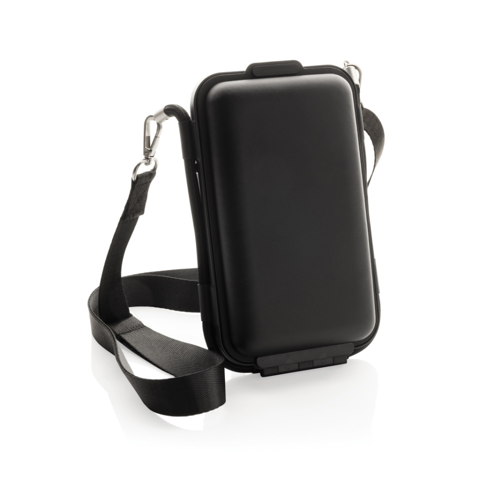 Étui publicitaire de voyage rigide Swiss Peak OSLO RCS pour smartphone