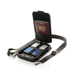Étui publicitaire de voyage rigide Swiss Peak OSLO RCS pour smartphone