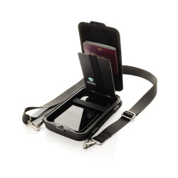 Étui publicitaire de voyage rigide Swiss Peak OSLO RCS pour smartphone