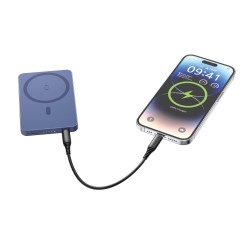 Powerbank publicitaire magnétique 5000 mAh et 15W Urban Vitamin Marin