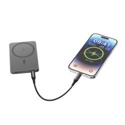 Powerbank publicitaire magnétique 5000 mAh et 15W Urban Vitamin Marin