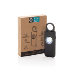 Alarme publicitaire d'urgence rechargeable avec fonction SOS Safio RCS