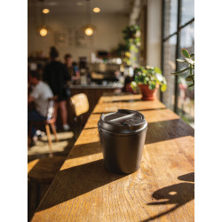 Tasse publicitaire à café 220ml dans une boite cylindrique Pico Barista