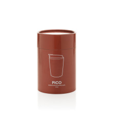 Tasse publicitaire à café 220ml dans une boite cylindrique Pico Barista