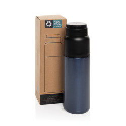 Bouteille publicitaire isotherme 500ml avec tasse Thermocup RCS
