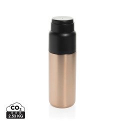 Bouteille publicitaire isotherme 500ml avec tasse Thermocup RCS