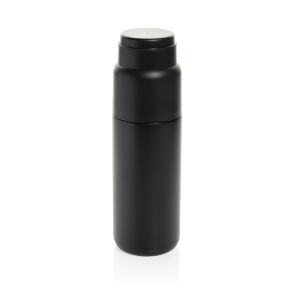 Bouteille publicitaire isotherme 500ml avec tasse Thermocup RCS