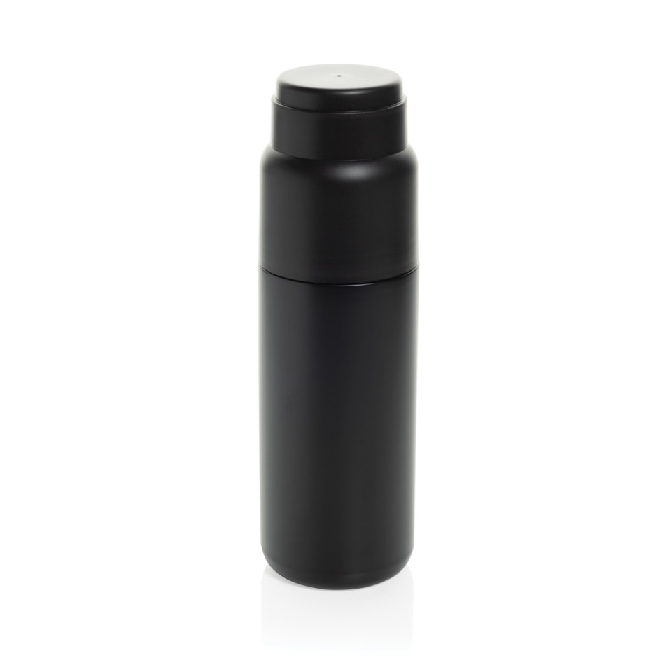 Bouteille publicitaire isotherme 500ml avec tasse Thermocup RCS