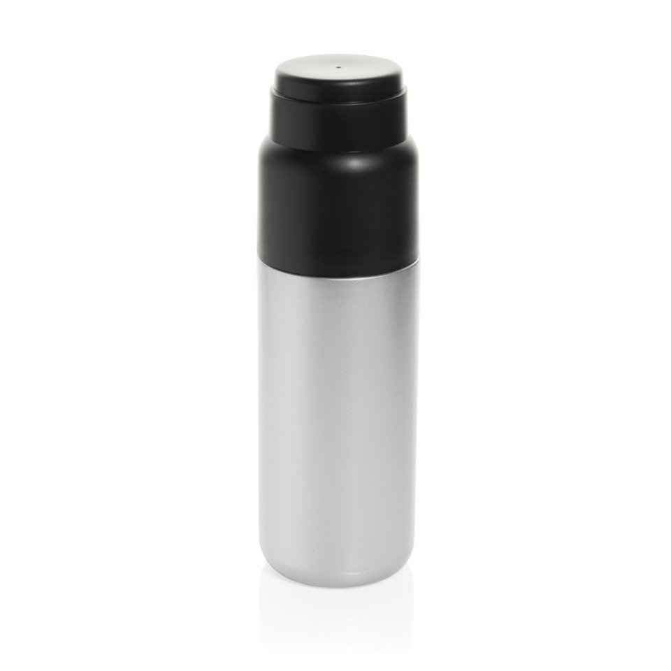 Bouteille publicitaire isotherme 500ml avec tasse Thermocup RCS