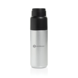 Bouteille publicitaire isotherme 500ml avec tasse Thermocup RCS