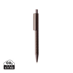 Stylo publicitaire X3 Edition métal en aluminium recyclé RCS