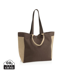Sac publicitaire shopping en toile recyclée 400 g/m² BEAU AWARE™